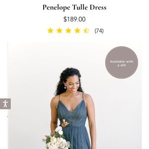 Penelope Tulle Dress, Eucalyptus